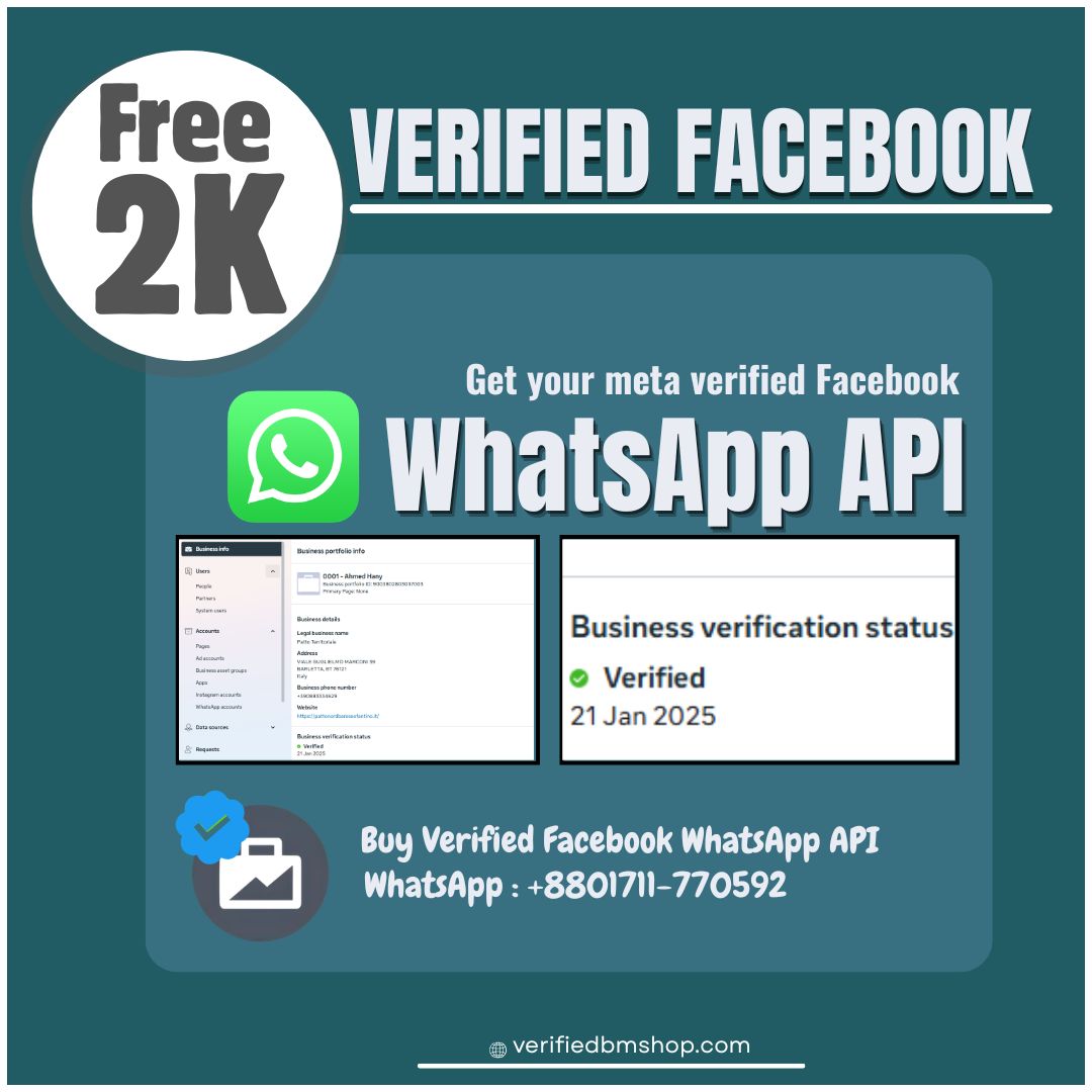 6 WhatsApp API 2k Account – Free 2k Conversations for High-Volume Messaging - Image 1