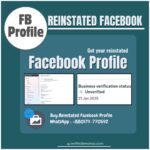 Buy Reinstate Facebook Account | Business use, Personal, or Running ads